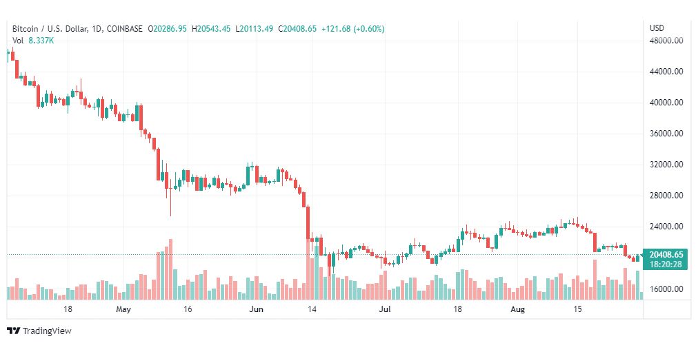 تحليل البتكوين دولار-BTC-USD-30-8-2022