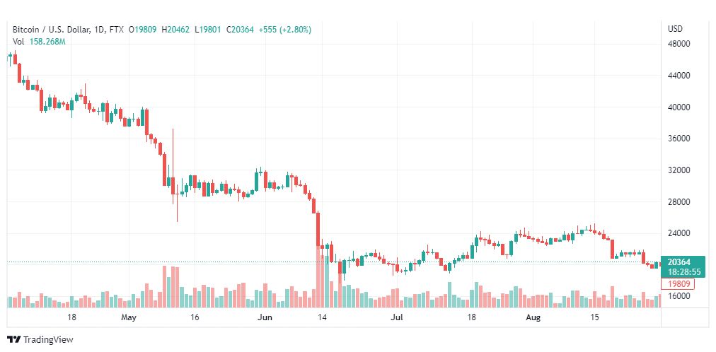 تحليل البتكوين دولار-BTC-USD-31-8-2022