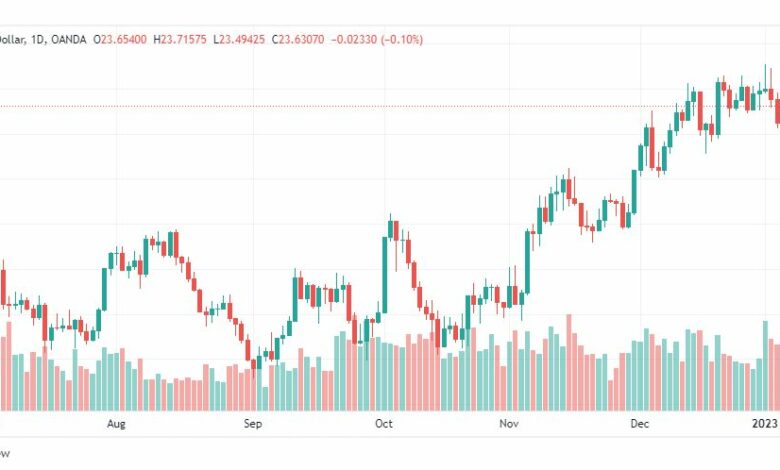 تحليل الفضة-XAGUSD-SILVER-10-1-2023