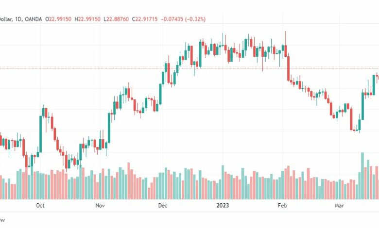 تحليل الفضة-XAGUSD-SILVER-23-3-2023