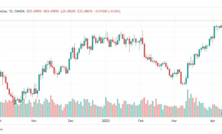 تحليل الفضة-XAGUSD-SILVER-13-4-2023