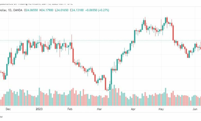 تحليل الفضة-XAGUSD-SILVER-13-6-2023