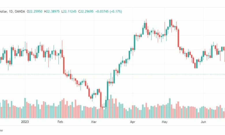 تحليل الفضة-XAGUSD-SILVER-23-6-2023