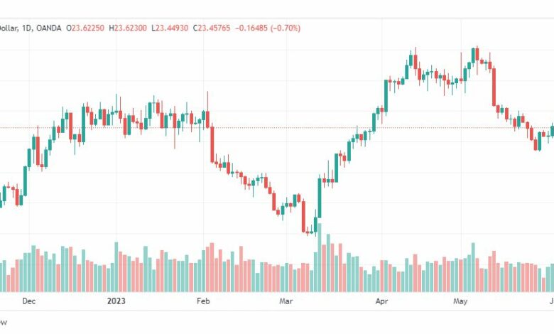 تحليل الفضة-XAGUSD-SILVER-5-6-2023
