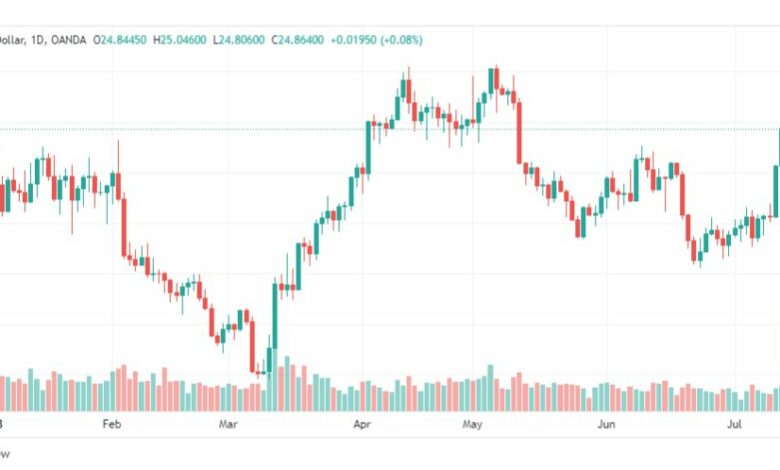 تحليل الفضة-XAGUSD-SILVER-18-7-2023