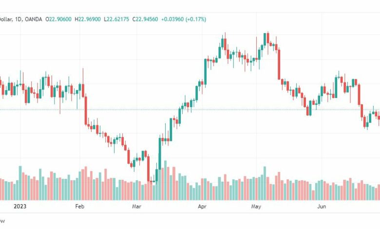 تحليل الفضة-XAGUSD-SILVER-4-7-2023