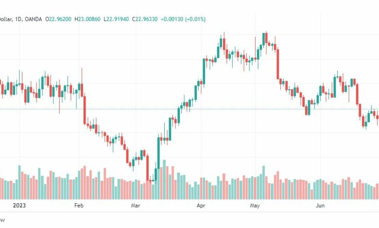 تحليل الفضة-XAGUSD-SILVER-5-7-2023