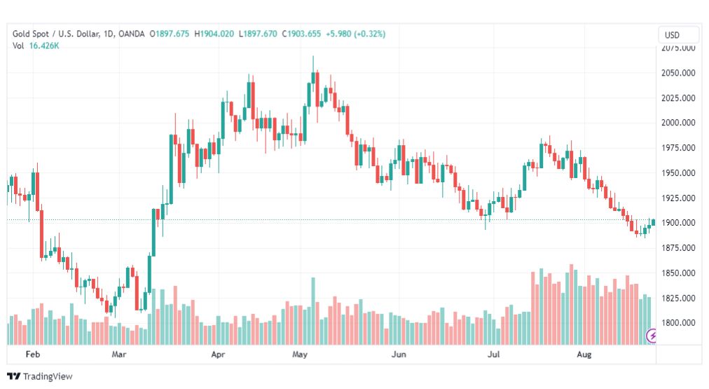 تحليل الذهب-XAUUSD-GOLD-23-8-2023