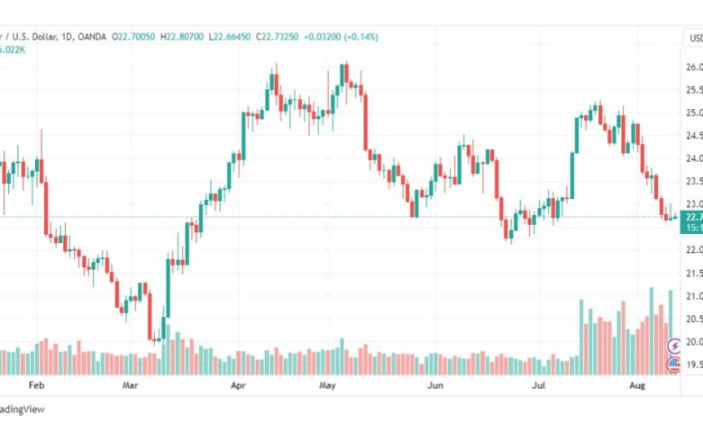 تحليل الفضة-XAGUSD-SILVER-11-8-2023