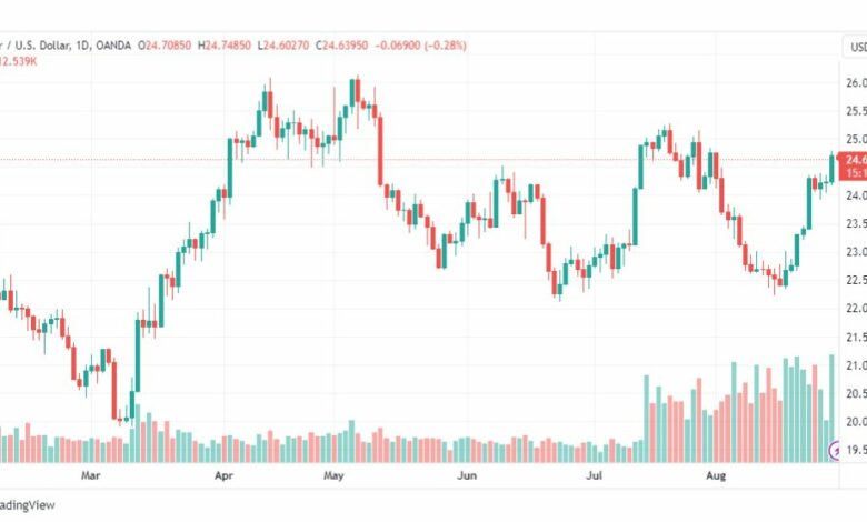 تحليل الفضة-XAGUSD-SILVER-30-8-2023