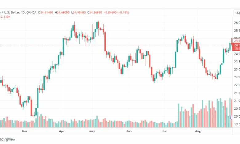 تحليل الفضة-XAGUSD-SILVER-31-8-2023