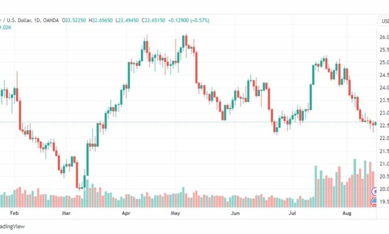 تحليل الفضة-XAGUSD-SIVER-16-8-2023