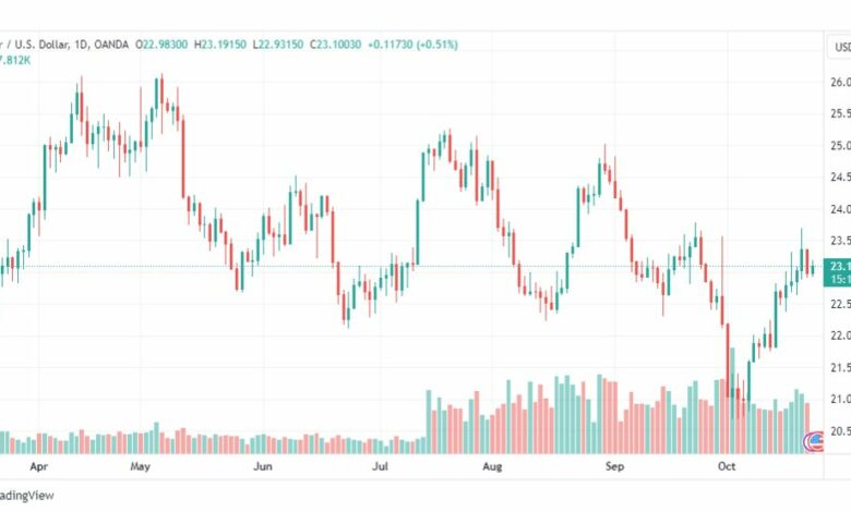 تحليل الفضة-XAGUSD-SILVER-24-10-2023