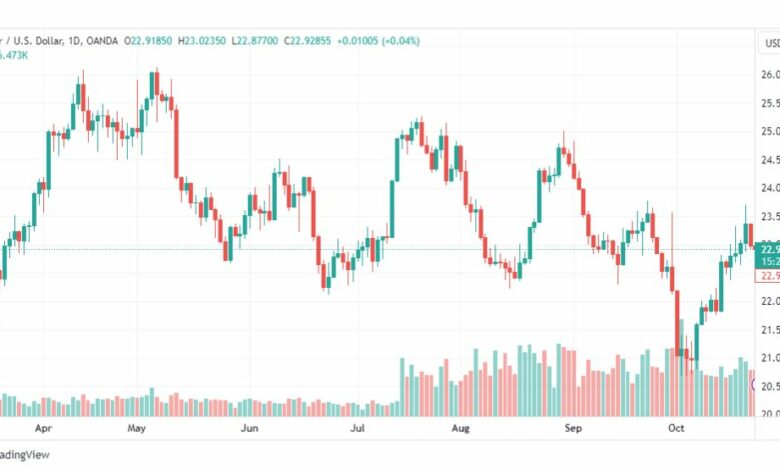تحليل الفضة-XAGUSD-SILVER-25-10-2023