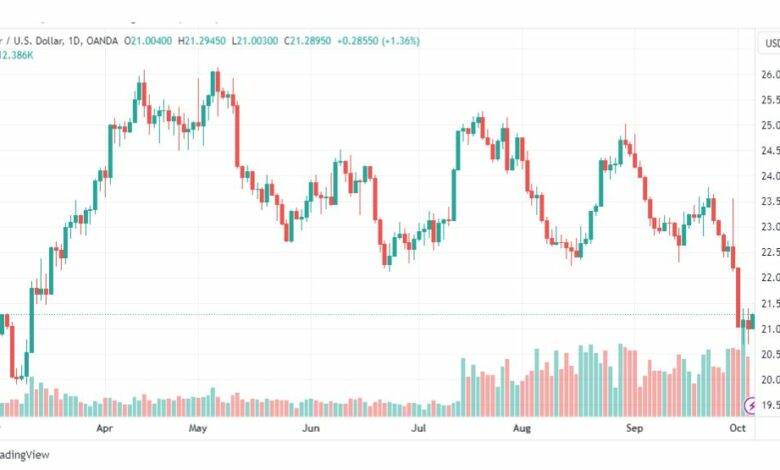 تحليل الفضة-XAGUSD-SILVER-5-10-2023