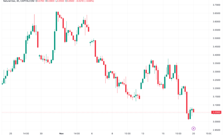 تحليل الغاز الطبيعي 20/11/2023 NATURAL GAS