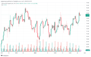 تحليل النفط CRUDE OIL - 23/1/2024