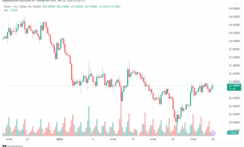 تحليل الفضة 2912024 SILVER XAGUSD