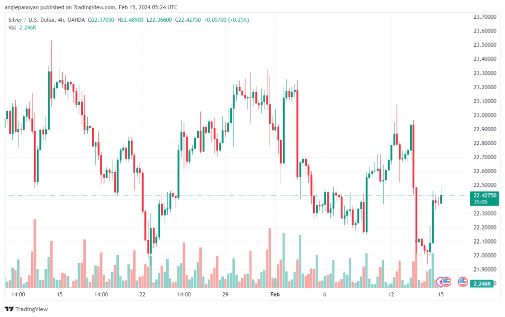 تحليل الفضة 1522024 SILVER XAGUSD