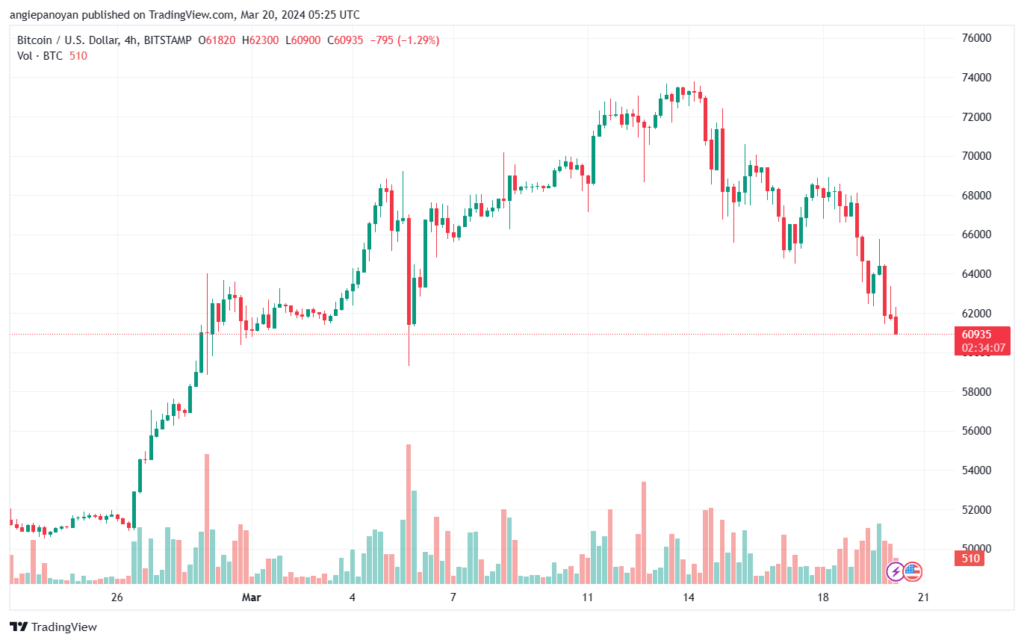 تحليل البتكوين دولار BTCUSD - 2032024