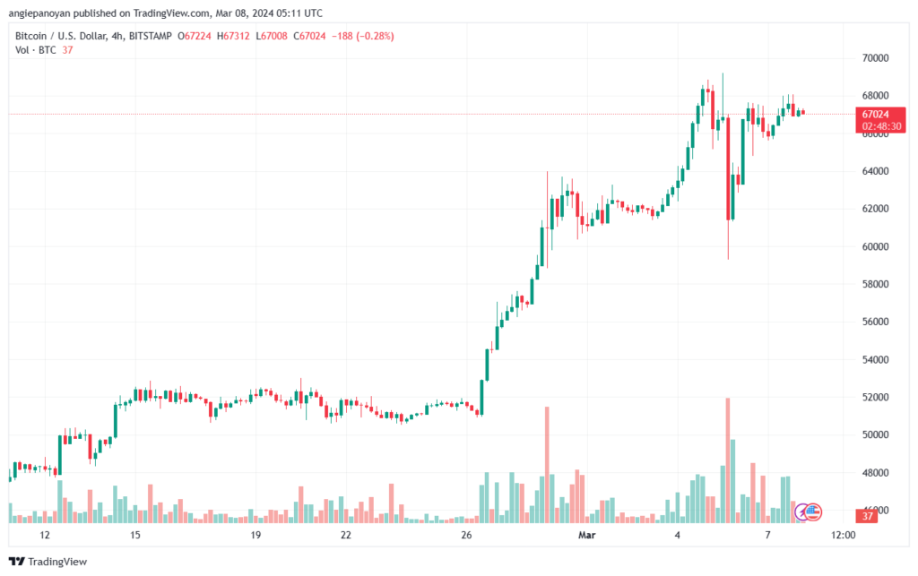تحليل البتكوين دولار BTCUSD - 832024