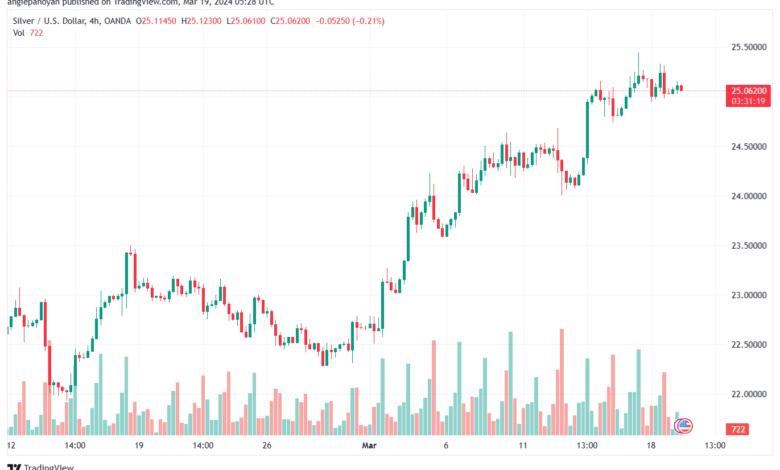 تحليل الفضة 1932024 SILVER XAGUSD
