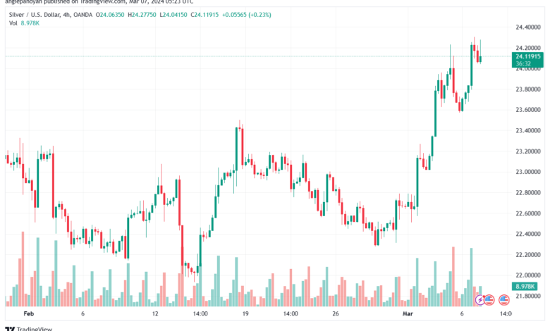 تحليل الفضة 732024 SILVER XAGUSD