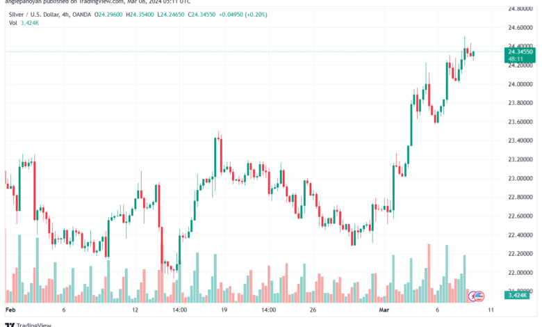 تحليل الفضة 832024 SILVER XAGUSD