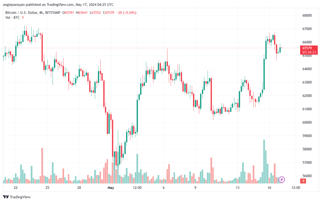 تحليل البتكوين دولار BTCUSD-17-5-2024