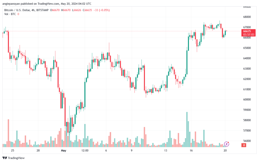 تحليل البتكوين دولار BTCUSD-20-5-2024