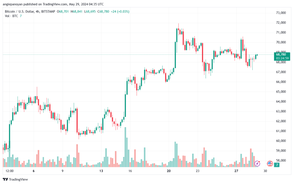 تحليل البتكوين دولار BTCUSD-29-5-2024