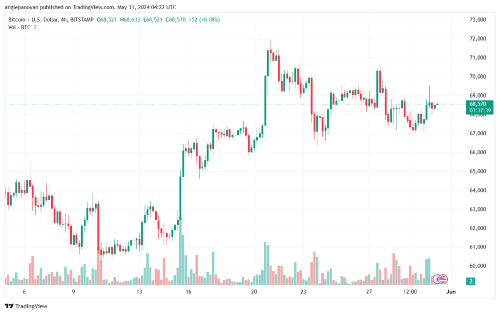 تحليل البتكوين دولار BTCUSD-31-5-2024
