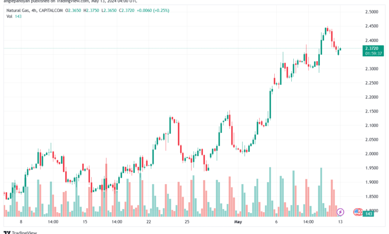 تحليل الغاز الطبيعي 13-5-2024 NATURAL GAS