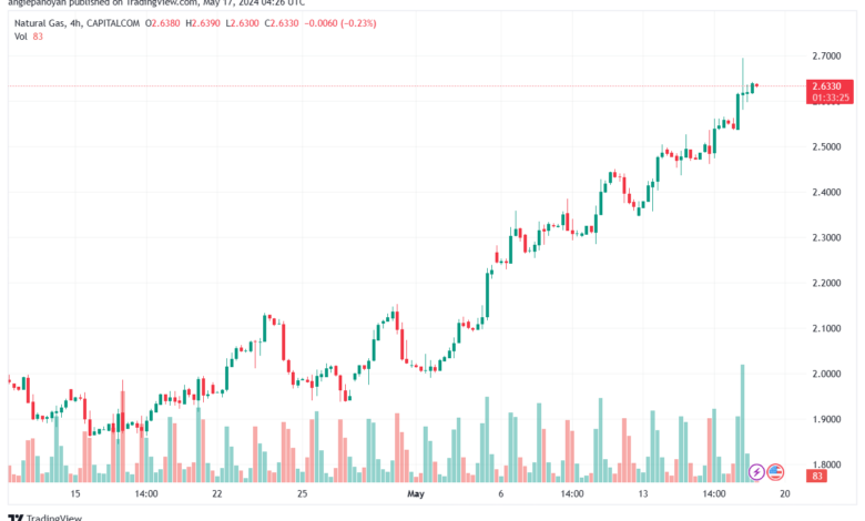 تحليل الغاز الطبيعي 17-5-2024 NATURAL GAS