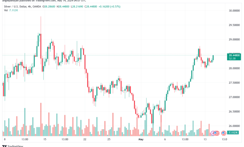 تحليل الفضة 14-5-2024 SILVER XAGUSD