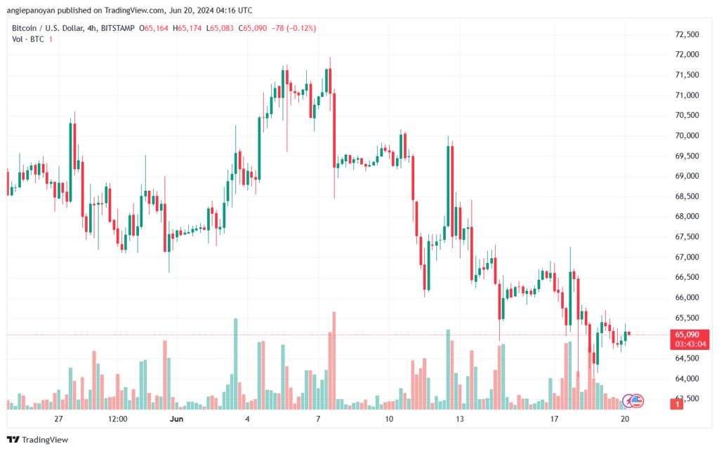 تحليل البتكوين دولار BTCUSD-20-6-2024