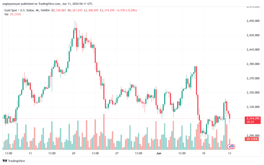 تحليل الذهب-XAUUSD-13-6-2024