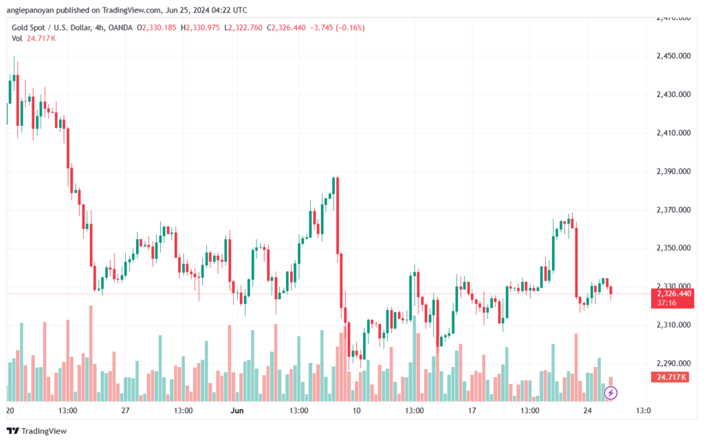 تحليل الذهب-XAUUSD-25-6-2024