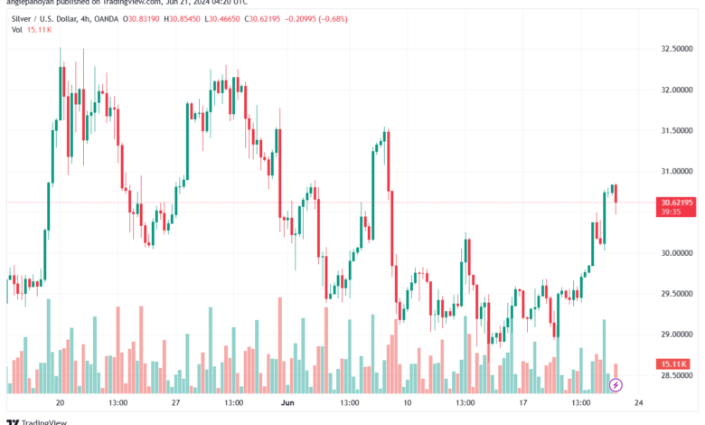 تحليل الفضة 21-6-2024 SILVER XAGUSD