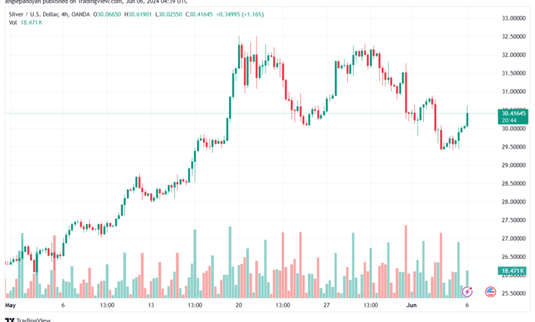 تحليل الفضة 6-6-2024 SILVER XAGUSD