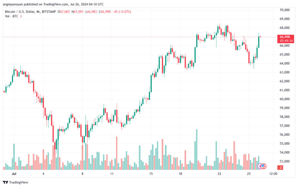 تحليل البتكوين دولار BTCUSD-26-7-2024