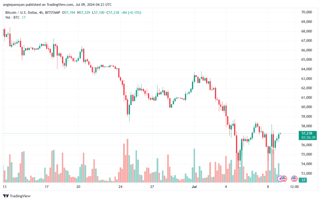 تحليل البتكوين دولار BTCUSD-9-7-2024