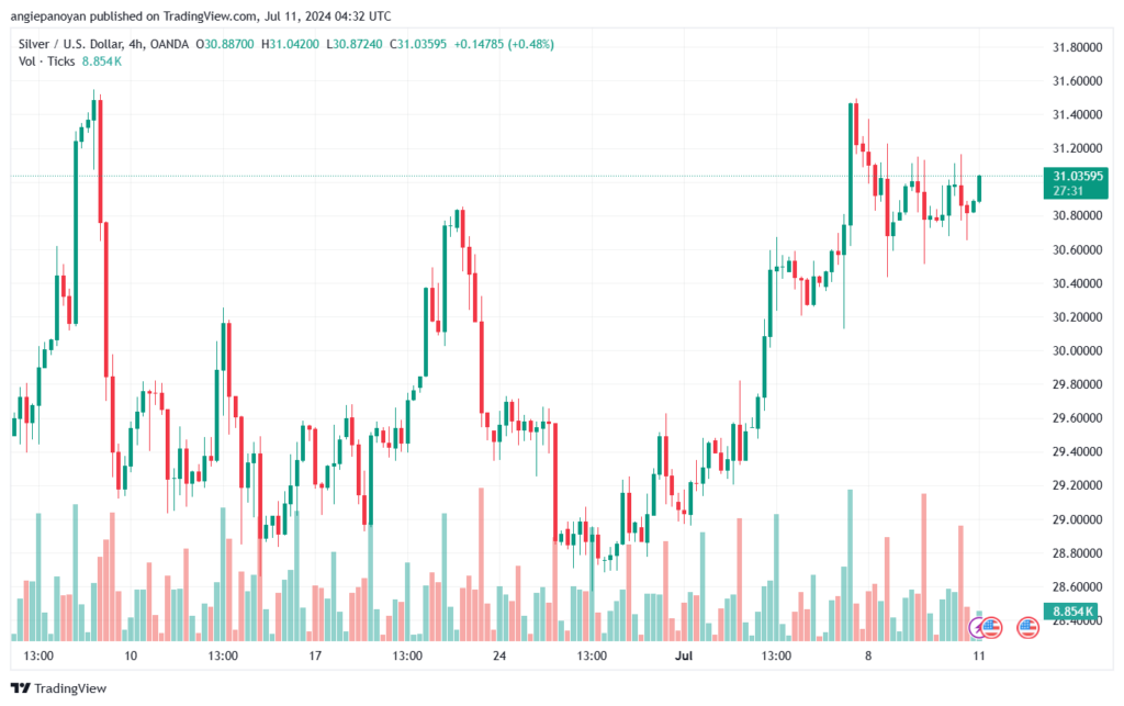 تحليل الفضة 11-7-2024 SILVER XAGUSD
