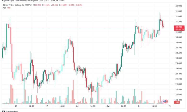 تحليل الفضة 12-7-2024 SILVER XAGUSD