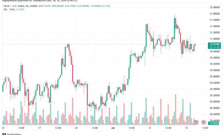 تحليل الفضة 16-7-2024 SILVER XAGUSD