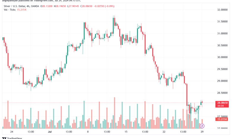 تحليل الفضة 29-7-2024 SILVER XAGUSD