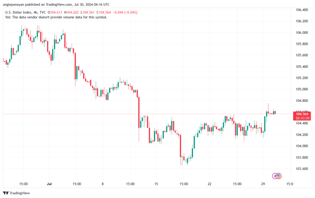 تحليل مؤشر الدولار الامريكي- Dollar Index (DXY)- 30072024