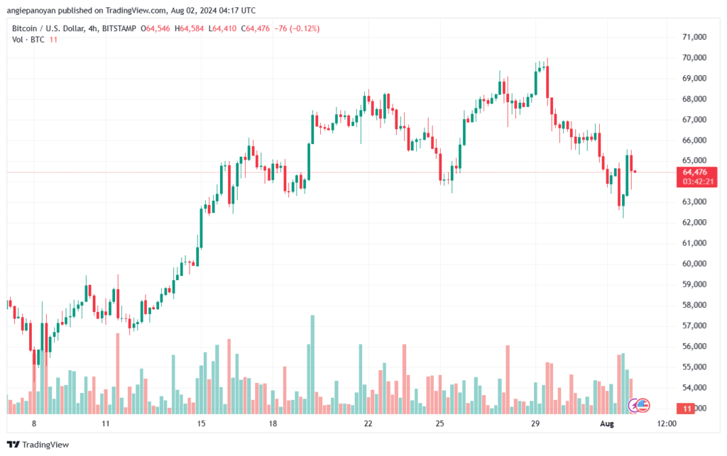 تحليل البتكوين دولار BTCUSD-2-8-2024