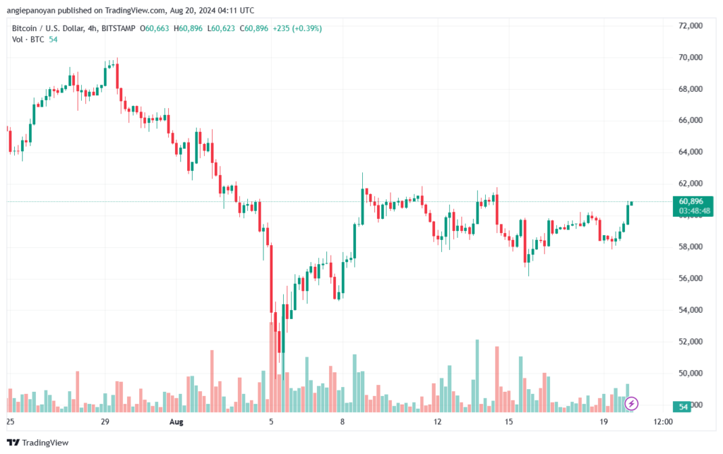 تحليل البتكوين دولار BTCUSD-20-8-2024