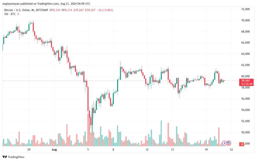 تحليل البتكوين دولار BTCUSD-21-8-2024